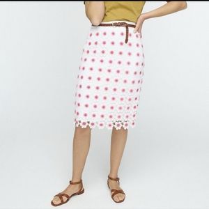 J•Crew | NWT Women's Flora Crochet Skirt